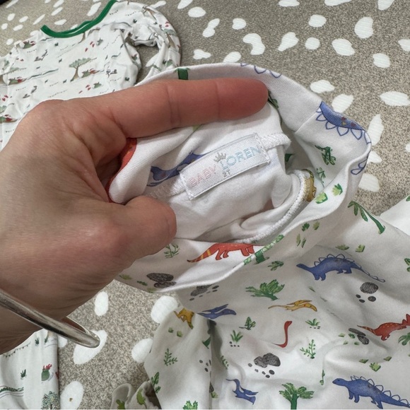 Lot of 13 Pima pajamas set long sleeve tee pants TBBC Santa toddler magnolia boy - Picture 9 of 14